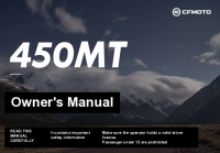 CFMoto 450MT - Owners manual-